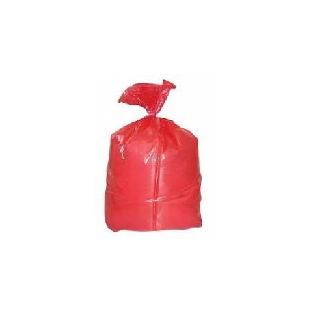 SOLUBLE LAUNDRY BAG RED 660X840MM 1X25