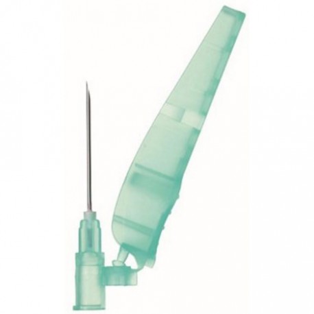 SOL-CARE SAFETY NEEDLE 21GX1.5" 1X100