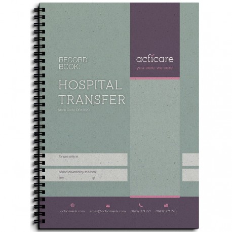 HOSPITAL TRANSFER RECORD BOOK