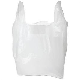 Vest Carrier Bag Hd White 1x2000