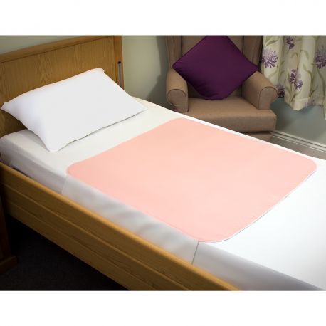 Sonoma Bedpad with Tucks 85cmx90cm Pink