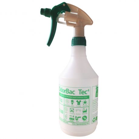 Odorbac Tec4 Refill Trigger Spray Bottle 750ml Green