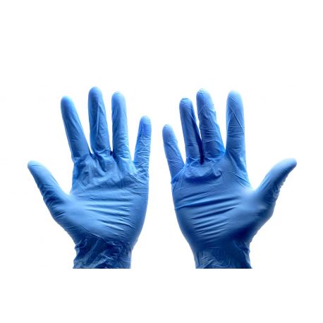 Medium Blue Premier Nitrile Accelerator Free Nitrile Exam Gloves Non-Sterile Pack of 150