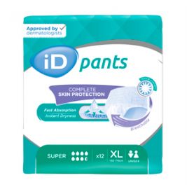 ID PANTS SUPER XL GREEN (CASE) 4X12